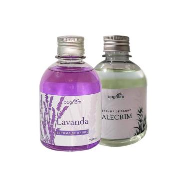 Imagem de Espuma De Banho Banheira Hidro Relaxante Alecrim E Lavanda