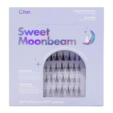 Imagem de Cílios postiços Char Cosmetics – À prova de suor, aparência natural – Cílios postiços reutilizáveis para um ajuste confortável – Sweet Moonbeam – 42 peças