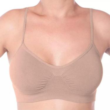 Imagem de Sutiã Lupo Original Loba Sem Costura Confort Plus Soutien Alça Fina To