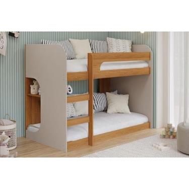 Imagem de Beliche Multifuncional Ema Montessoriana Nature/Off White - Cimol - Pe