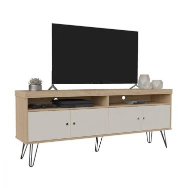 Imagem de Rack Liberty Carvalho/Off White para TV até 60" Artely