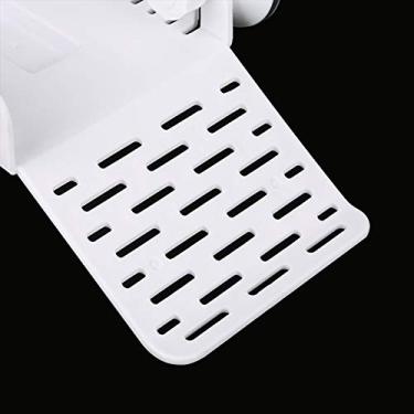 Imagem de Ymiko Plataforma de Tartarugas, Plataforma de Tartaruga Basking Grande Tanque de Aquário Branco de Répteis de Escalada Basking Terrace Flutuante Dock para Aquáticas