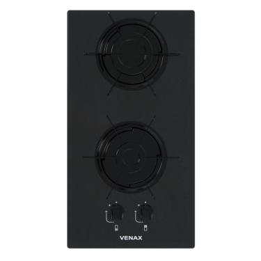 Imagem de Cooktop 2 Bocas Venax Libero Preto Gas Glp