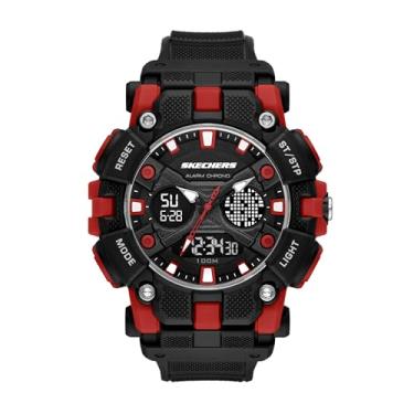 Imagem de Skechers Relógio Masculino Bonhill Analógico-Digital Preto Plástico (Modelo: SR1188)