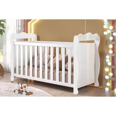 Imagem de Berço Infantil Lisi 3 Em 1 Branco - Peroba