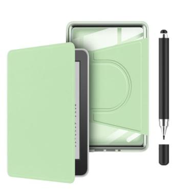 Imagem de Akacy Capa de rotação de 360 graus para Kindle de 10ª geração de 6 polegadas (modelos J9G29R, modelos J9G29R). Capa traseira de borracha TPU de silicone flexível e fina, cantos reforçados (6)