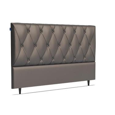 Imagem de Cabeceira Murat Facto Nero Super King (8x195x120) - Ortobom