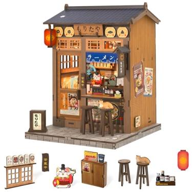 Imagem de CUTEBEE Kit Book Nook - Casa De Bonecas Em Miniatura Faça Você Mesmo Para Adultos E Adolescentes, Decoração Estante Japonesa Minúscula Booknook, Quebra-Cabeça Madeira 3D, Presentes Família Amigos (M