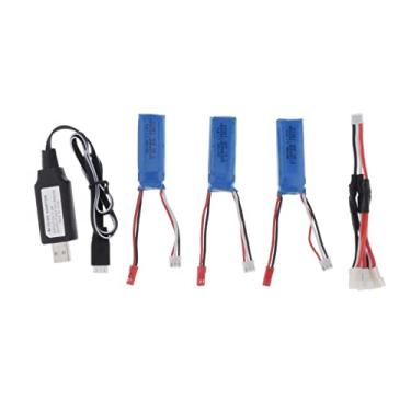 Imagem de Pacote de bateria Wltoys 7,4V 450mAh com cabo USB para K969 K989 K999 P929