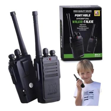 Imagem de Kit Walkie Talkie Infantil, 2 Rádios Comunicadores, Alcance 35m, Lanterna Embutida, Frequência 49MHz, 20cm brinquedo