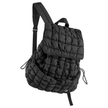 Imagem de Mochila CONTAIL Puffer acolchoada 18L  preta