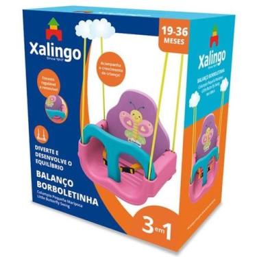 Imagem de Balanço Infantil Borboletinha Reforçado Travas Segurança - Xalingo