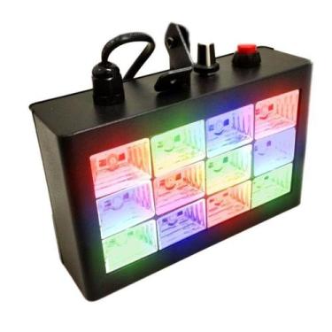 Imagem de Strobo Rítmico 12 Leds Colorido - YD