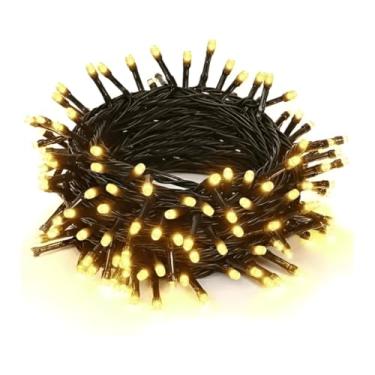 Imagem de Pisca-Pisca Arroz Branco Quente 3,5m 8 Funções Premiun Natal Decoração