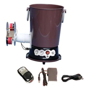 Imagem de menolana Robô de tênis de mesa, lançador automático de bolas de tênis de mesa, dispositivo profissional de treinamento elétrico para máquina de pingue-pongue, Cinza