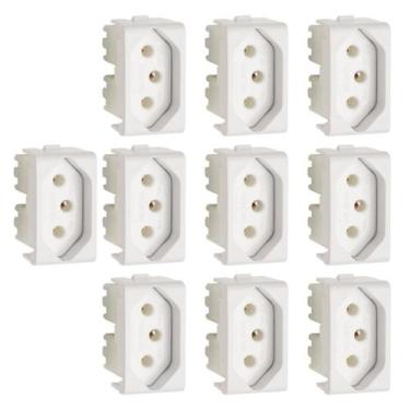 Imagem de 10x MÓDULO TOMADA 2PT 20A 250V Lunare Up Schneider S401110