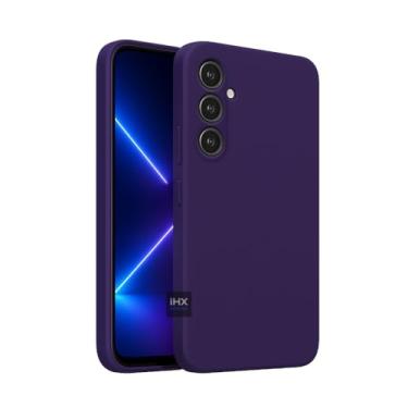 Imagem de Capa Capinha Case Compatível Samsung_ Galaxy A05S Aveludada Anti Impacto Reforçada Silicone Emborrachado Com Proteção De Câmera Premium (ROXO)