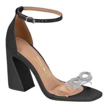 Imagem de Sandalia Vizzano 6403.410 Salto Grosso Calcanhar Fechado Feminino-Feminino