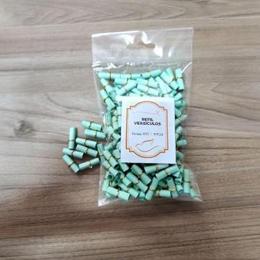 Imagem de Reposição para Pote de Benções 160 Versículos Bíblicos Inspiradores com Elo Dourado Renovador de Fé Mensagens Espirituais Para Presentes Devocionais e Lembrancinhas (Verde)