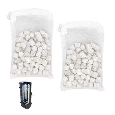 Imagem de Kit de mídia de filtro BioMax de 110 g compatível com filtros subaquáticos Fluval U (U2, U3, U4), meio de filtro de substituição A495 para aumentar a filtragem biológica para água de aquário de peixes