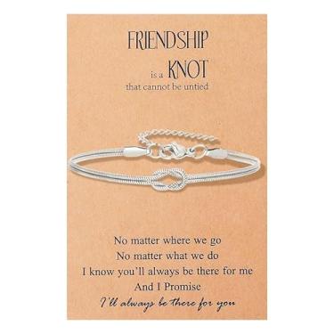 Imagem de Melhor Amigo Pulseira Combinando Kit para Mulheres Irmã Longa Distância Joias Presentes Amizade Boho Moda Dia dos Namorados