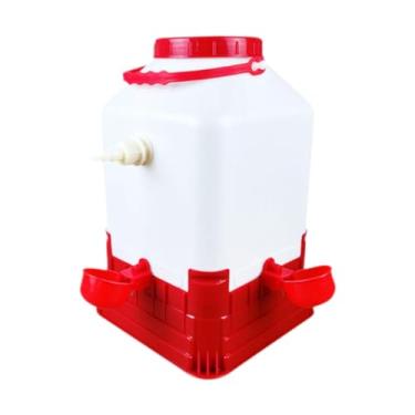 Imagem de Generic Bebedouro automático portátil para pintinhos, sem desperdício, tigela para beber água, bebedouro para aves, para gansos, galinhas, 4 Tigela