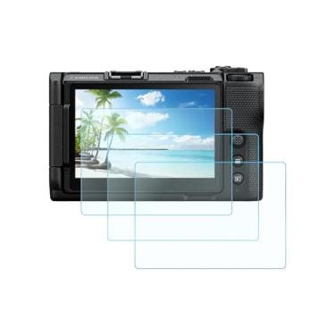 Imagem de iDaPro Protetor de tela para Nikon ZR Cinema/RED Z vidro temperado [3 peças], 9H, anti-arranhões, antibolhas, fácil instalação