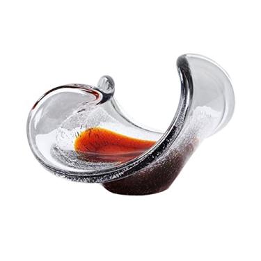 Imagem de YYBOES Fruteira criativa forma irregular arte prato de frutas grande tigela de frutas bandeja de armazenamento moderna decoração de casa ornamentos prato de frutas