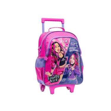 Imagem de Mochila Emilly Vick E Katlen Rodinhas Meninas Escolar Aula - Xeryus