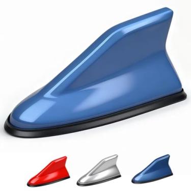 Imagem de WELCAPAC Capa de Antena de Barbatana de Tubarão para Carro, Base Aérea, Sinal AM/FM para Carro, SUV, Caminhão, Tamanho do Tubarão do Veículo, 16 x 7 x 7 cm, Medida, Pode Cobrir a Antena Antiga