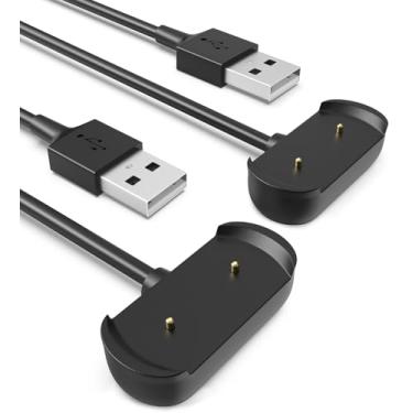 Imagem de Yaekea Carregador de 1 m para Amazfit Bip 5, Bip 3, Bip 3 Pro, Bip U, GTS 4 Mini, GTS 2/2e, GTR Mini, GTR 2/2e, T-Rex Pro, Active Edge, carregador de relógio de substituição USB para acessórios