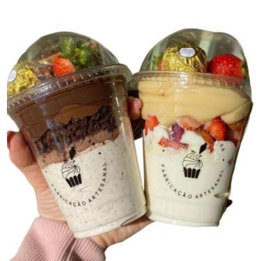 Imagem de 25 Copo Bolha 400 ml Super Rígido e Ultra Transparente - Copos Bolha