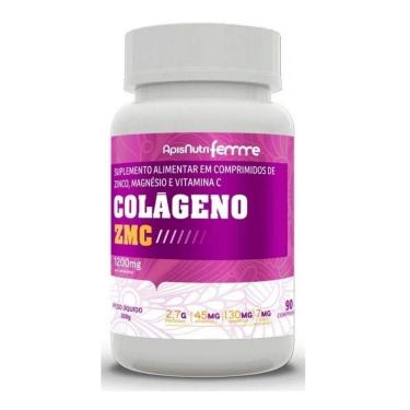 Imagem de Colágeno Zmc 1200mg (90 Comprimidos) - Padrão: único