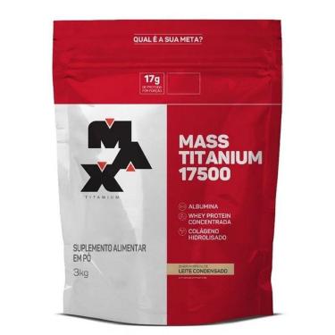 Imagem de Mass Titanium 17500 3kg Sabor Leite Condensado
