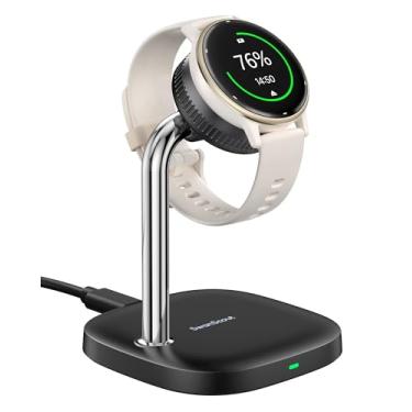Imagem de SwanScout Suporte de carregador para Garmin Watch Forerunner 255/165/55, Vivoactive 6/5, Instinct 3/2, Fenix, Tactix, Approach, Quatix Series e para vários dispositivos de relógio Garmin, SwanScout