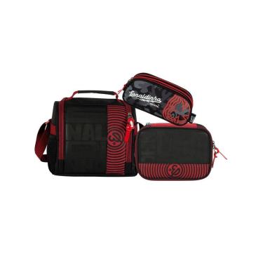 Imagem de Kit Enaldinho Escolar Lancheira Térmica + Estojos Box Triplo