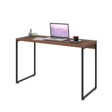 Imagem de Mesa Para Escritório e Home Office Industrial Aspen 120 cm C01 Nogal -