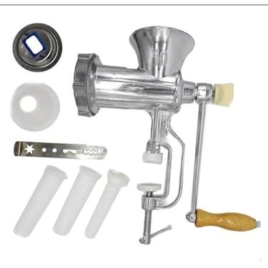 Imagem de Moedor De Carne Funil Para Fazer Linguiça Biscoito Manual