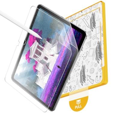 Imagem de Pacote com 2 protetores de tela de papel PAPERSENSE para iPad A16 11ª/10ª geração (27.9 cm/10,9" 2025/2022), filme PET fosco com bandeja de fácil aplicação, escreva e desenhe como em papel, compatível