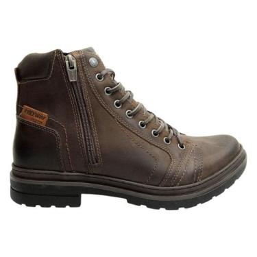 Imagem de Coturno Masculino Freeway Absolut X Horse Zíper Cano Médio Couro 7105,