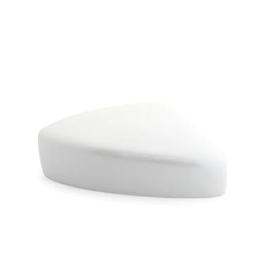 Imagem de Tampa do espelho retrovisor lateral do carro, tampa da asa da porta, compatível com mazda cx5 CX-5 2017 2018 2019(Right white)