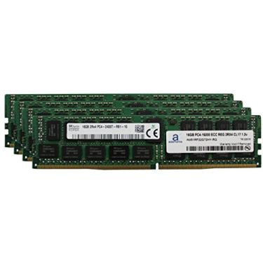Imagem de Adamanta Atualização de memória de servidor de 64 GB (4 x 16 GB) compatível com HP Z640 Workstation com CPU única e dupla Hynix Original DDR4 2400MHZ PC4-19200 ECC Chip registrado 2Rx4 CL17 1.2v DRAM