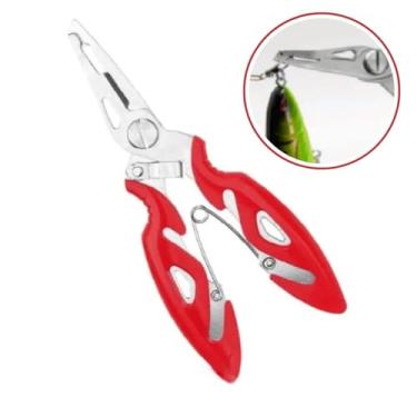 Imagem de Alicate Pescador Pesca Tira Garateia Cortador Multifunções