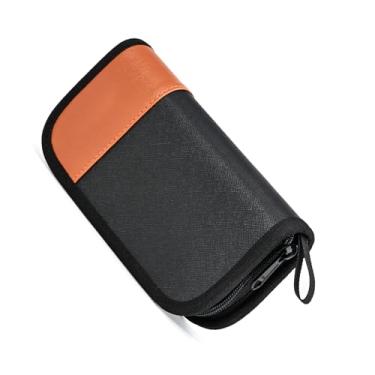 Imagem de Snsowed Bolsa para Iscas de Pesca, Bolsa Voadora Com Selo EVA, Material de Couro Resistente, Design Fácil de Abrir, para Acesso Rápido Ao Seu Equipamento de Pesca (M)