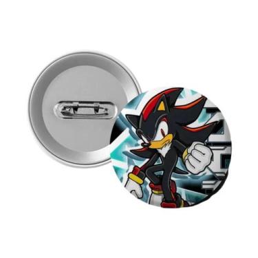 Imagem de Emblemas De Jogo Supersonic Sonic, Pins Criativos Redondos Para Roupas