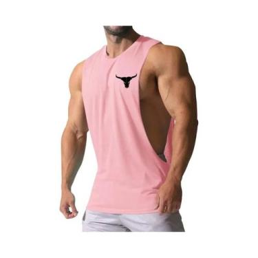 Imagem de Camiseta Sem Mangas Masculina Com Estampa De Touro Sexy, Estilo Muscul