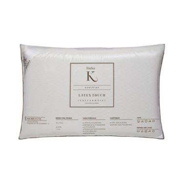 Imagem de Travesseiro Kacyumara Látex Touch 18cm Capa 100% Algodão 50x70cm