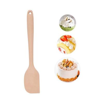 Imagem de Espátula Pão Duro Silicone Fechada Raspadora 40cm Rosa - FRIGOPRO