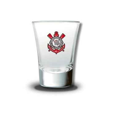 Imagem de Copo Dose Shot Corinthians 60ml em Vidro – Copinho Oficial para Bebidas, Presente para Torcedor, Ideal para Bar e Coleção