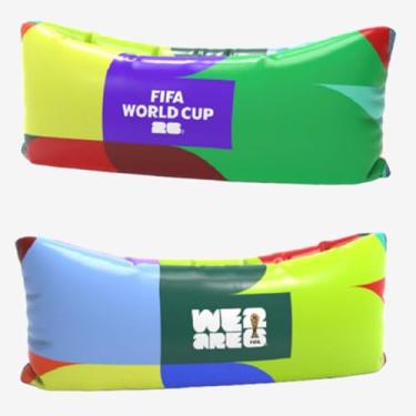 Imagem de FIFA Espreguiçadeira inflável, sofá de ar, portátil, impermeável e à prova de vazamentos, ideal para quintal, praia, viagens, acampamento, piqueniques e festivais de música